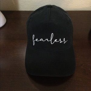 Black Fearless Ball Cap